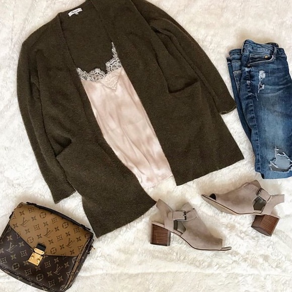 Nine West Shoes - Nine West Taupe Suede Open Booties